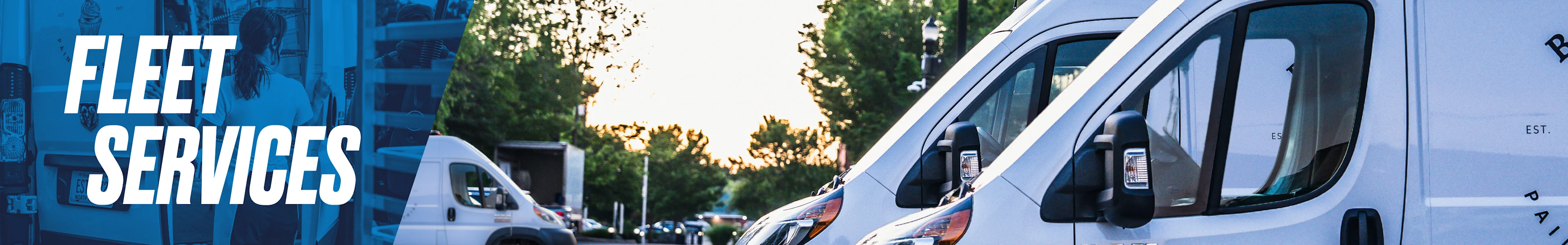 Fleet Services Banner (Bake-O Vans)